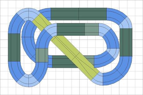 Montaje nº 93. Scalextric de sobremesa de 4 alturas. Montaje nº 93. Scalextric de sobremesa de 4 alturas.