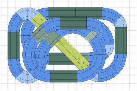 Montaje nº 93. Scalextric de sobremesa de 4 alturas. Montaje nº 93. Scalextric de sobremesa de 4 alturas.
