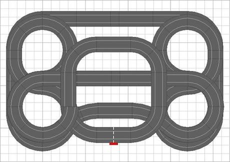 Montaje nº 95. Circuito Nº 1000. Laberinto simétrico con 2 cruces de 5 alturas. Montaje nº 95. Circuito Nº 1000. Laberinto simétrico con 2 cruces de 5 alturas.