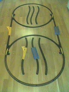 Artículo nº 3. Como montar un único circuito con dos pequetrenes de mercancias y de pasajeros clásicos. Artículo nº 3. Como montar un único circuito con dos pequetrenes de mercancias y de pasajeros clásicos.