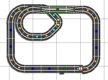 Montajes de slot. Nº 14. Otra opción con el pack Crono Rally. Dos circuitos fijos en la misma maqueta. Montajes de slot. Nº 14. Otra opción con el pack Crono Rally. Dos circuitos fijos en la misma maqueta.
