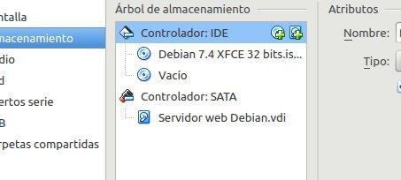 Como crear un servidor web 2, instalar Debian disco-virtual