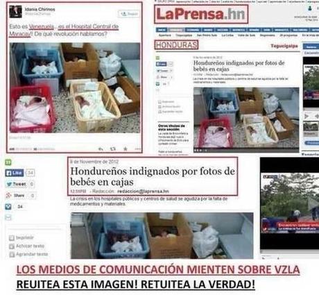 La mentira contra Venezuela o las imágenes falsas que recorren las redes
