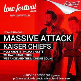 Low Festival 2014: Massive Attack, Kaiser Chiefs, Holy Ghost!, Palma Violets, Yuck, We Have Band...
