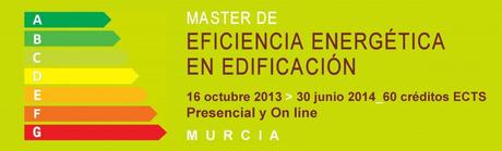 Ecoproyecta participa en el Máster de eficiencia energética en edificación, organizado por la UPCT y el COAATIEMU Cartel máster energía