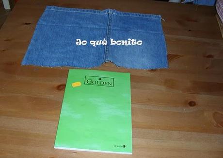 Cuaderno forrado con tela vaquera Cuaderno forrado con tela vaquera