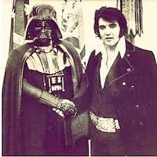 dar vader y elvis presley imagenes ineditas guerra galaxias