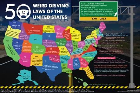 50 Weird Driving Laws of the United States