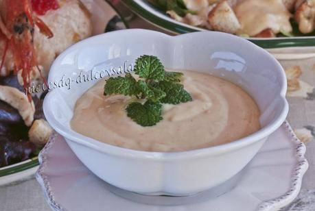 SALSA PARA ENSALADA CESAR SALSA PARA ENSALADA CESAR