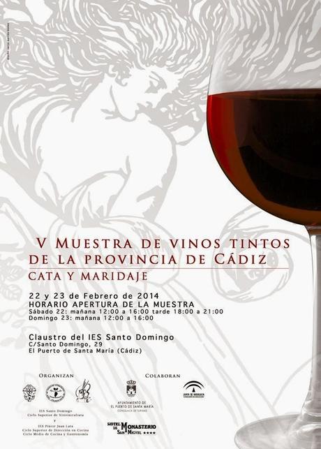 V Muestra de Vinos Tintos de la provincia de Cádiz: 22 y 23 de febrero de 2014