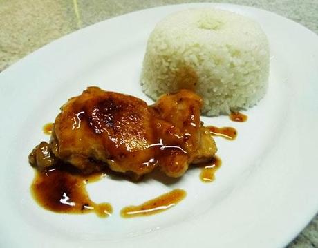 POLLO GLASEADO CON MIEL Y JENGIBRE POLLO GLASEADO CON MIEL Y JENGIBRE