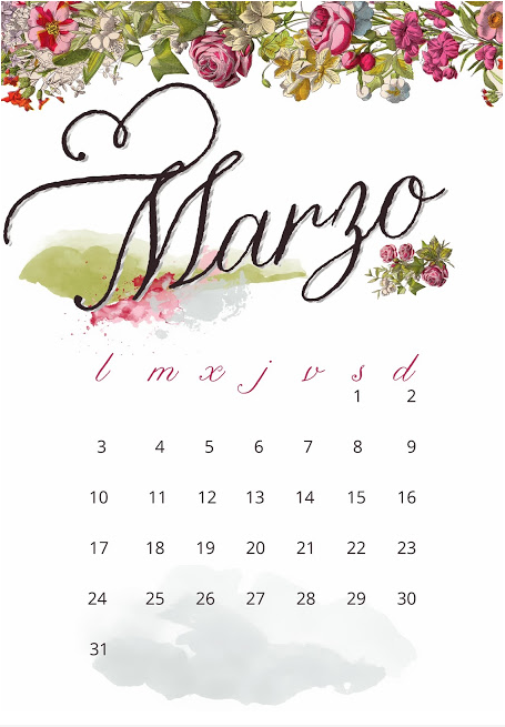 Calendarios imprimibles para Marzo 2014 Calendarios imprimibles para Marzo 2014