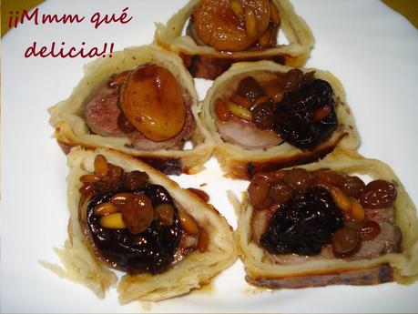 SOLOMILLO DE CERDO IBÉRICO RELLENO DE PATÉ EN HOJALDRE SOLOMILLO DE CERDO IBÉRICO RELLENO DE PATÉ EN HOJALDRE