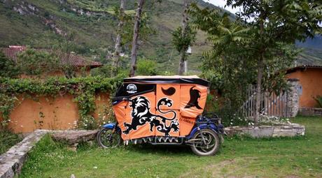 Mototaxi en Leymebamba.  Foto: Sara Gordón