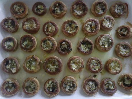 CHAMPIÑONES RELLENOS CHAMPIÑONES RELLENOS