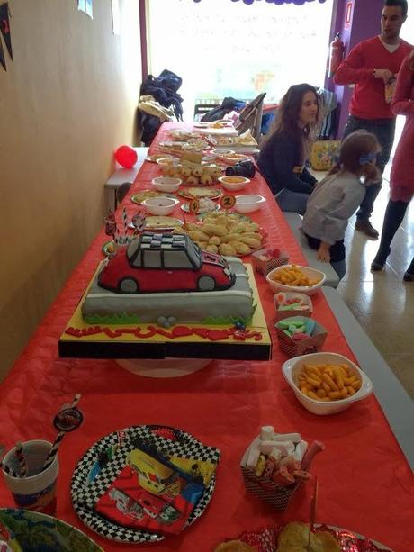 Tarta Coche. 2º cumpleaños del rey de mi casa