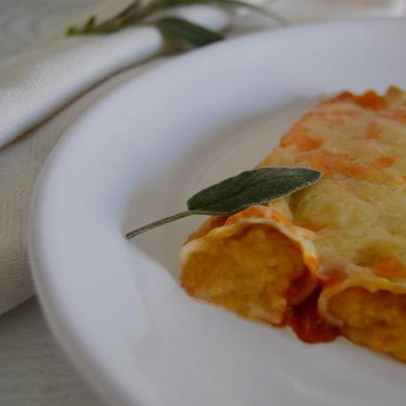 CANELONES DE CALABAZA Y RICOTTA CANELONES DE CALABAZA Y RICOTTA