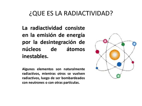 ¿SABÍAS QUE EL SER HUMANO ES RADIACTIVO?