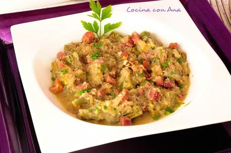 ALCACHOFAS CON JAMÓN Y SALSA DE ALMENDRAS (THERMOMIX) photo alcachofas1_zps25cb9578.jpg