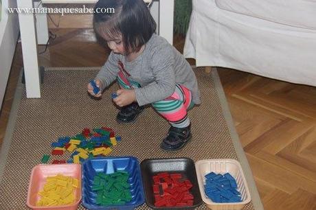 Actividad infantil discriminar colores