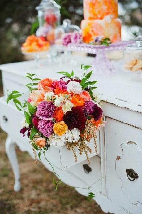 Cajones antiguos para bodas rústicas o vintage