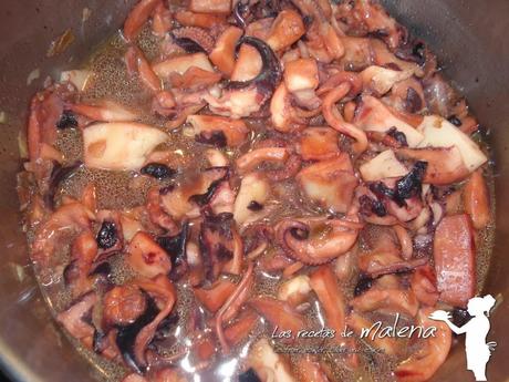 Arroz negro en olla rápida Arroz negro en olla rápida