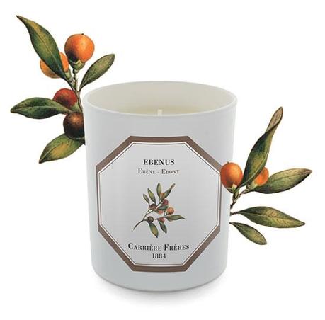 Va de velas aromáticas, las de Carrière Frères vela con olor a ébano