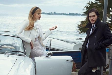 Lara Stone + Kit Harington Cozy Up for Vogue Spread by Peter Lindbergh peter lindbergh photographs7 Lara Stone + Kit Harington Cozy Up for Vogue Spread by Peter Lindbergh