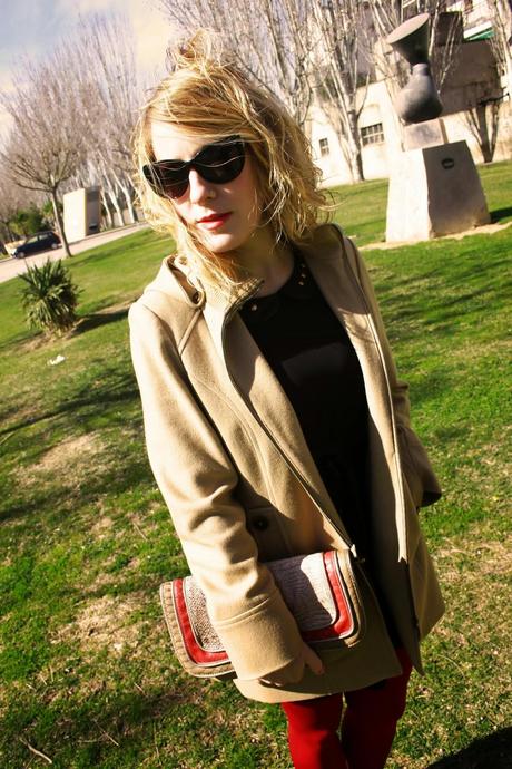 With red tights With red tights