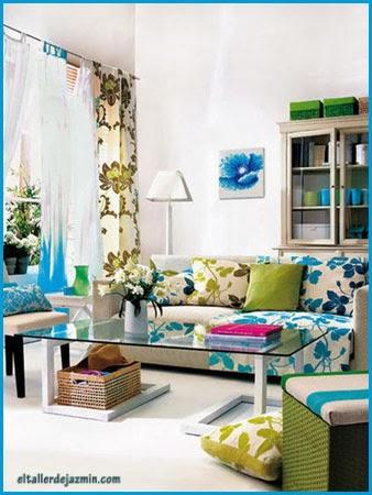 decorar con verdes y azules-eltallerdejazmin