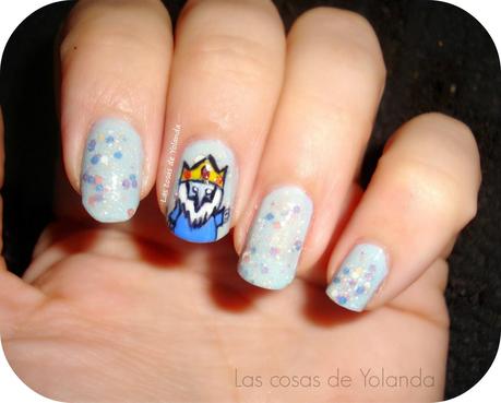 Reto Cartoon Network (Nail art Hora de Aventuras)