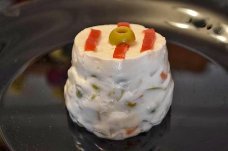 Ensaladilla rusa vegana Ensaladilla rusa vegana