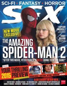 The Amazing Spider-Man 2: El Poder de Electro portada de la revista SFX The Amazing Spider-Man 2: El Poder de Electro portada de SFX