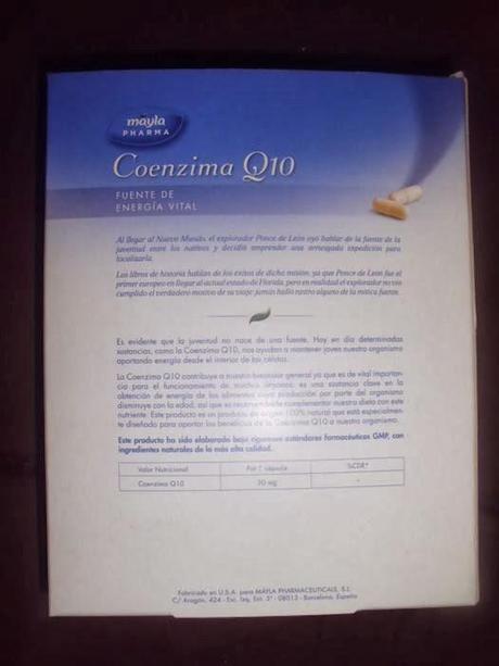 Coenzima Q10 complementos alimenticios