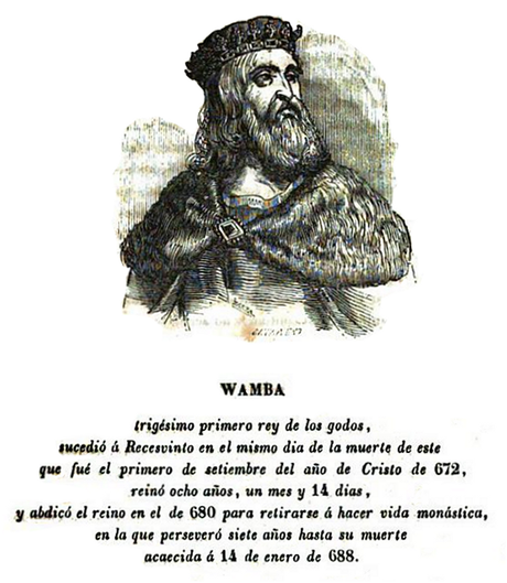 Wamba, Rey de los Visigodos