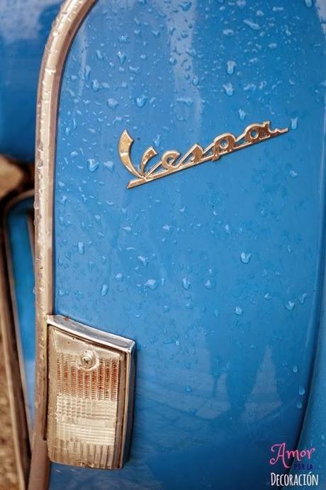 MACRO DEL DÍA: VESPA AZUL ELÉCTRICO