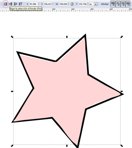 Rellenar con manchas de color en InkScape