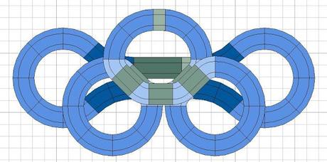 Nº 1036. Circuito olímpico Nº 1036. Circuito olímpico