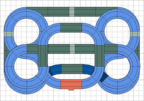 Nº 1000. Laberinto simétrico con 2 cruces de 5 alturas. Nº 1000. Laberinto simétrico con 2 cruces de 5 alturas.