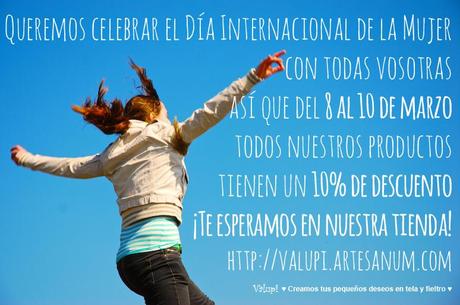 Para celebrar el Día Internacional de la Mujer ¡tenemos descuento en todos nuestros productos! Para celebrar el Día Internacional de la Mujer ¡tenemos descuento en todos nuestros productos!