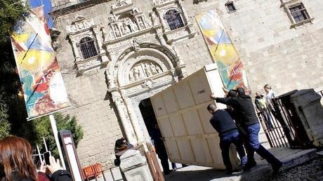 Llegan a Toledo los cinco grecos del Museo del Prado para la muestra del Santa Cruz Llegan a Toledo los cinco grecos del Museo del Prado para la muestra del Santa Cruz