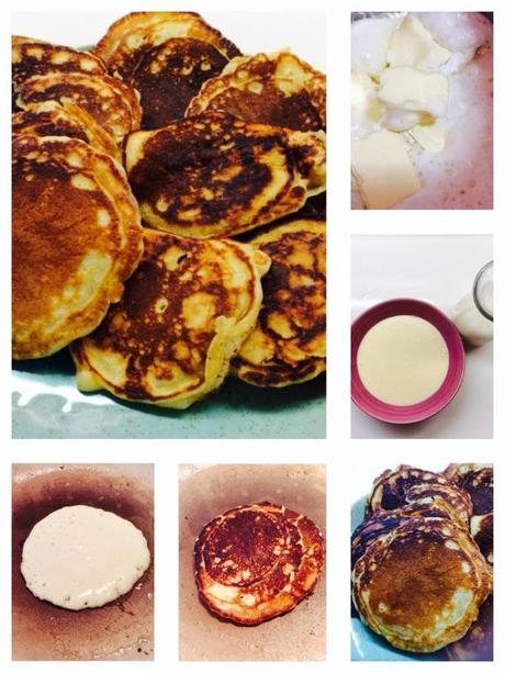 Blinis con higos en almíbar y nueces sobre crema de mantequilla la foto-1610