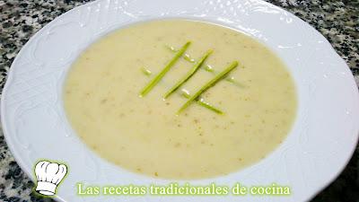 Recetas de cremas Receta de Crema de Calabacín con quesitos