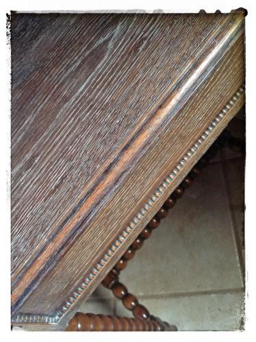 Restauración de una mesa costurero Mesita Costurero