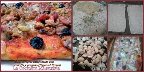 Masa integral enriquecida con cebolla y orégano (Especial Pizzas) Masa integral enriquecida con cebolla y orégano (Especial Pizzas)