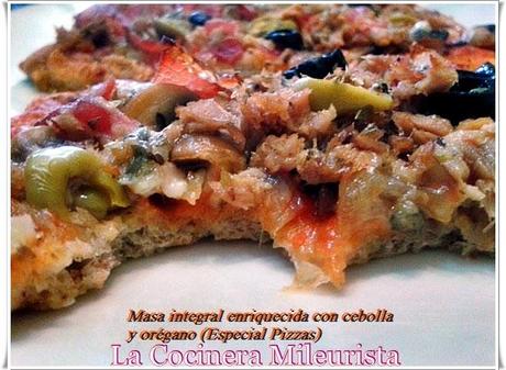 Masa integral enriquecida con cebolla y orégano (Especial Pizzas) Masa integral enriquecida con cebolla y orégano (Especial Pizzas)