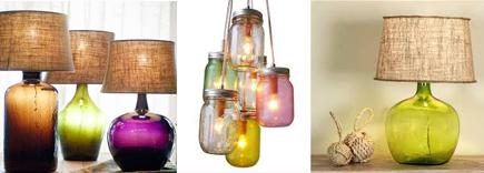 Ideas originales para reciclar recipientes de vidrio Reciclar vidrio: lámparas | ConTuFamilia