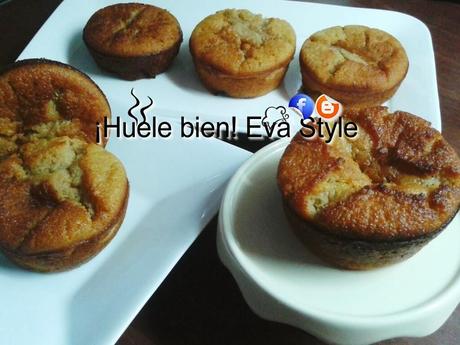 Magdalenas con sabor a caramelo Magdalenas con sabor a caramelo