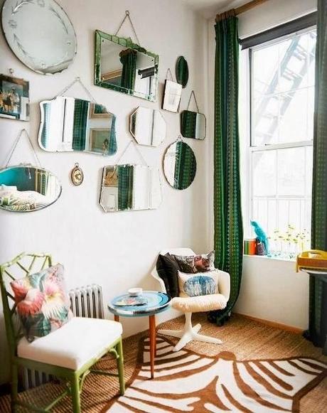 Vestir las paredes con espejos Vestir las paredes con espejos