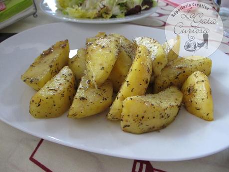 PATATAS ASADAS EN BOLSA A LAS HIERBAS PROVENZALES PATATAS ASADAS EN BOLSA A LAS HIERBAS PROVENZALES